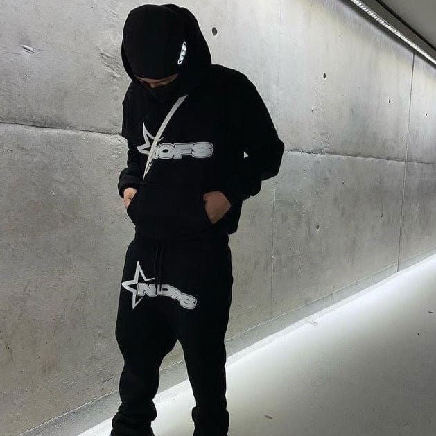 Comfort and Style with the Nofs Black On Black Tracksuit