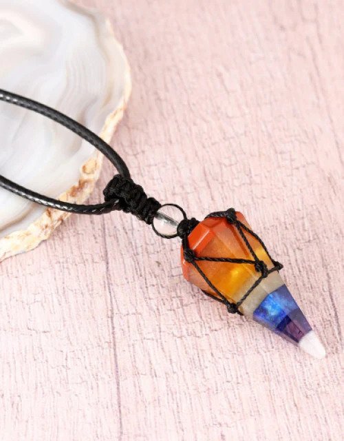 7 Chakra Pendulum Pendant |Balance Your Energy with Style