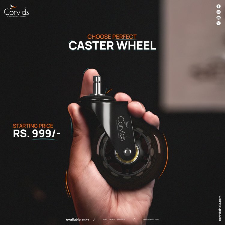 Durable Caster Wheels for Easy Mobility | Corvids India