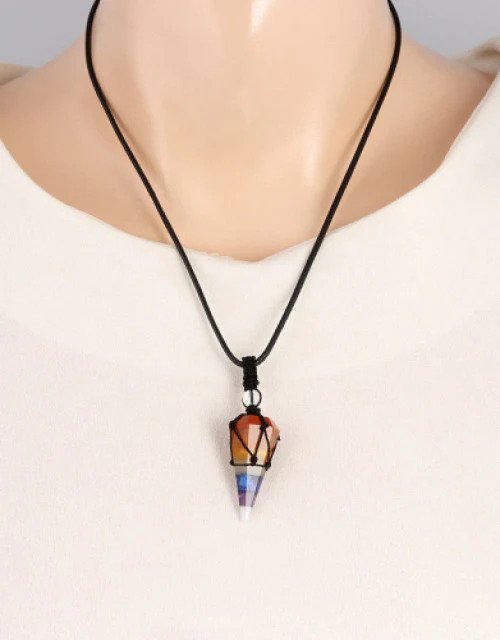 7 Chakra Pendulum Pendant - Harmonize Your Spiritual Energy