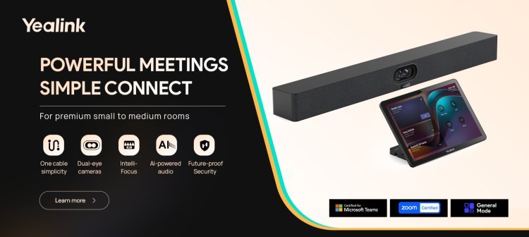 Yealink Meeting Bar A40 for Startups: Affordable & High-Quality Video Meetings