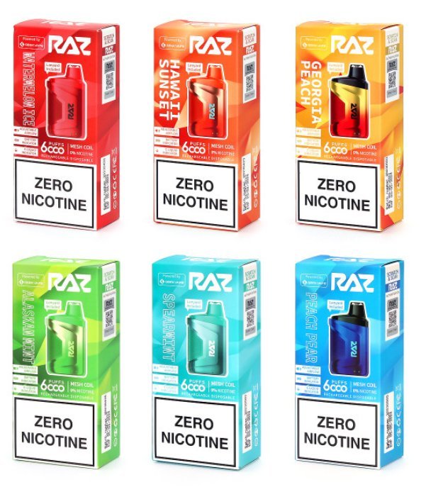 Exploring the Best of Raz Zero Nicotine, RAZ TN9000 & RAZ DC25000