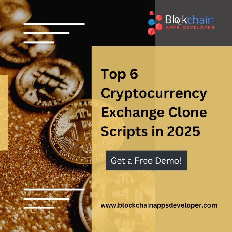 Top 6 Cryptocurrency Exchange Clone Scripts in 2025